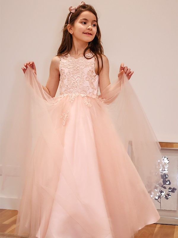 Robe De Bal « Princesse Rose » Pour Enfant ACH217 – Image 4