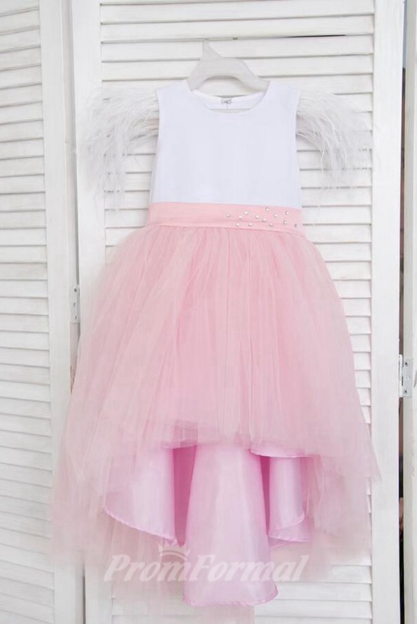 Alternative view of Rose Haute-Basse Robe De Soirée Correspondante Mère-Bébé MGD026