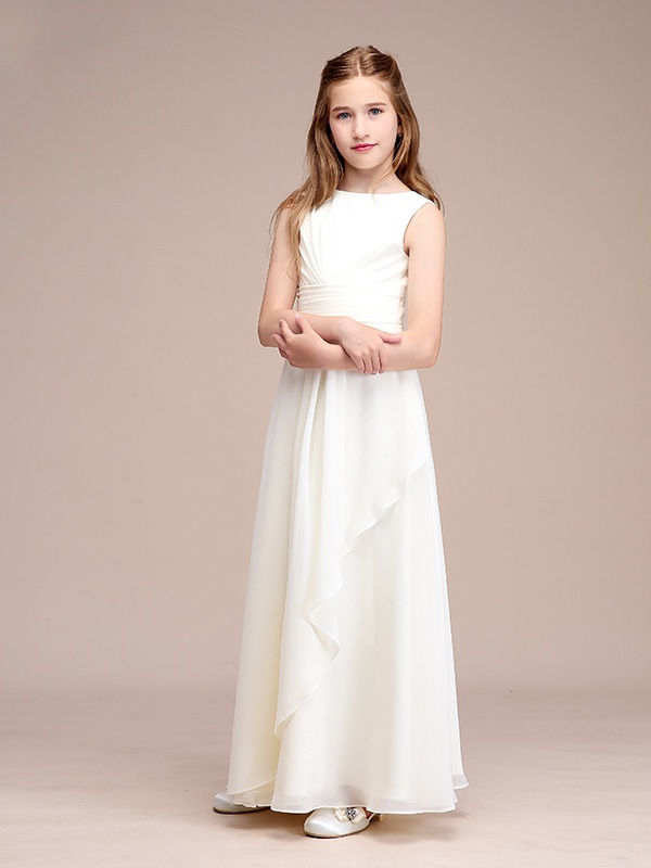 Alternative view of Robe De Demoiselle D'honneur Enfant En Mousseline BCH042