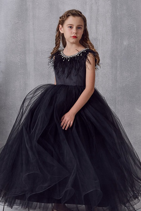 Robe De Bal En Tulle Style Princesse Pour Enfant FGD301