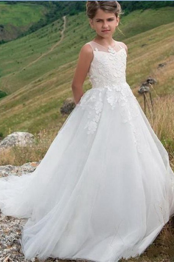 Robe De Première Communion Pour Fille Princesse FGD510